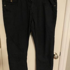 True religion size 38-black soft jeans/ pants